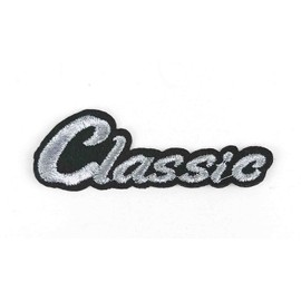 Classic Patch Word Text Retro Embroidered Iron Sew On Cloth Badge 3074
