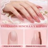Kit Para Uñas Polygel De Completo Acrilicas Slip Solución