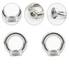 5 Pcs Lifting Eye Nuts, Stainless Steel M10 Eye Nut,