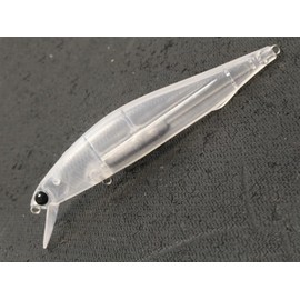 wLure 10 señuelos de pesca sin pintar, de minnow crankbait Topwater sin labios V5 (UPM231P10)