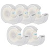 KIDMEN Invisible Tape,Writeable Tape，Repairable Tape for Office, Home, School，5 Dispensered Rolls, 0.7 x 1000 Inch