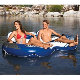 Intex 58837EP River Run II Sport Lounge, Inflatable Water Float, 951/2" x 62"