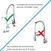 YooGyy Commercial Sink Sprayer Replacement, Sink Pre Rinse Faucet Spray