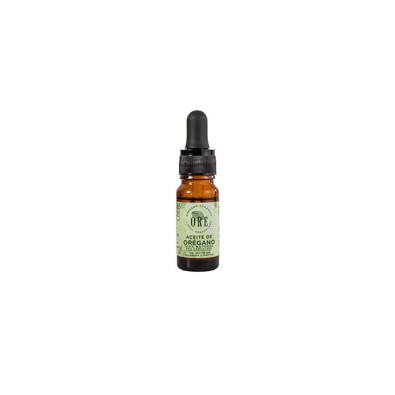 ORE Aceite de Orégano Silvestre, 10ml, 80% Carvacrol, Suplemento Aceite