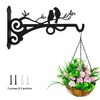RT&BS Hanging Plant Brackets, 8 inch Bird Feeder Wall Hooks,