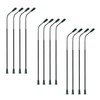 12 x Model Railway Warm White Lantern Post, 14 cm