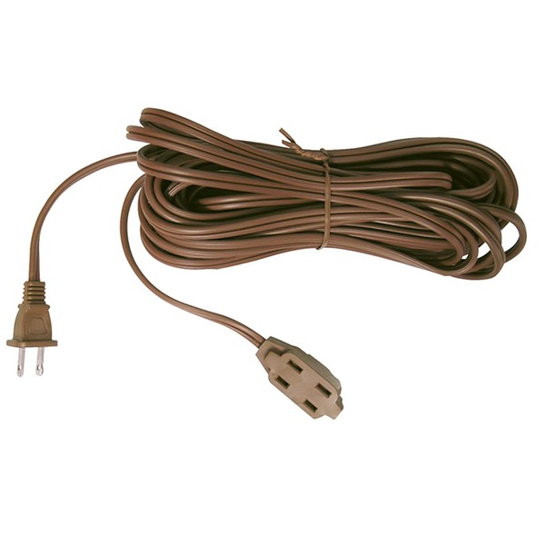 Surtek 136155 Extensión eléctrica doméstica color café, 3 m