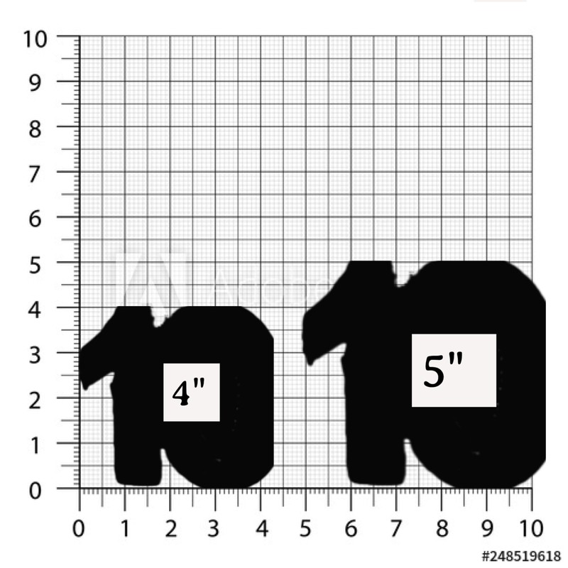 Sweet Prints Inc Number 10 Cookie Cutter - Dishwasher Safe