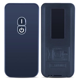 TCNOUMT Replacement Remote Control Only Suitible for Dimplex Optiflame Electric Fire Stove Part Number: 6516016 / Information On Part: 03/23380/0, 2 buttons, Black