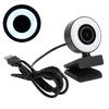 HD Webcam 1080P Computer Web Camera with Light and Built-in