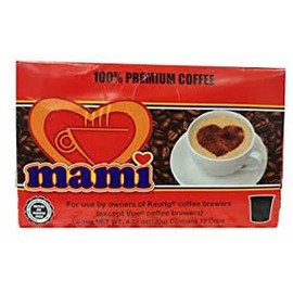 Cafe Mami Puerto Rican Coffee Capsules for Keurig Machine (1 Box of 12 Capsules) K-cup
