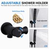G-Promise All Metal Handheld Shower Set with 3-Function Shower Wand,