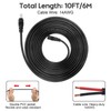 20Ft DC 8mm Input Extension Cable, DC 8mm Male to