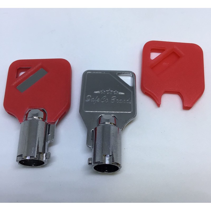 SafeCo Brands FEO-K1 Elevator Key Fire Service Red Keys 2-Red
