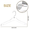 Quality Hangers 5 Pack 12.5 Inches Kids Size Acrylic Hangers
