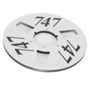 1/4 10.5 Inch Empty Tape Reel 3 Hole Aluminum Alloy