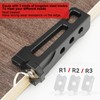 Woodworking Edge Trimmer Aluminum Alloy Manual Wood Edge Planer Arc