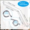 OIIKI 10Pcs Recessed Lighting Springs Clips Recessed Lighting, Torsion Spring