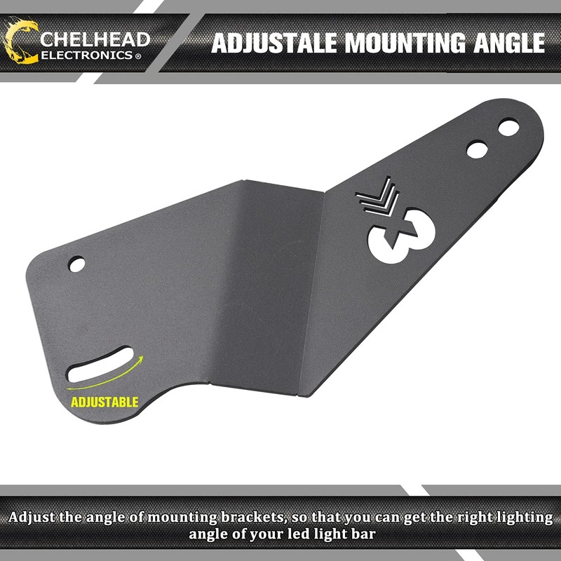 Chelhead X3 50 Inch Light Bar Roof Mounting Bracket, Adjustable
