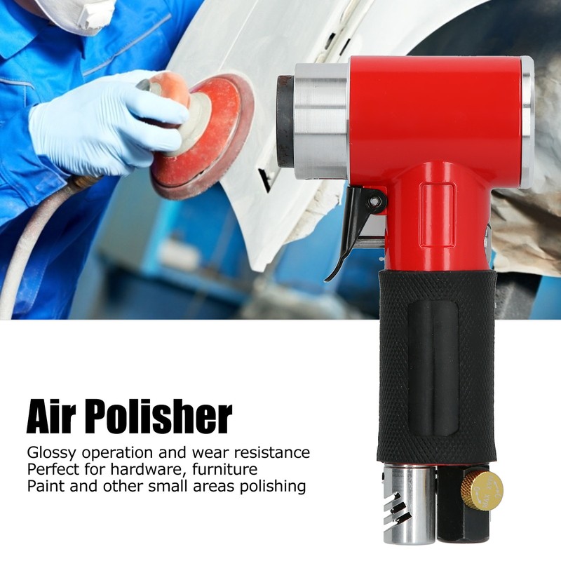 Pneumatic Sandpaper Machine 2/3in Eccentric Grinding Sanding Pad Air Polisher
