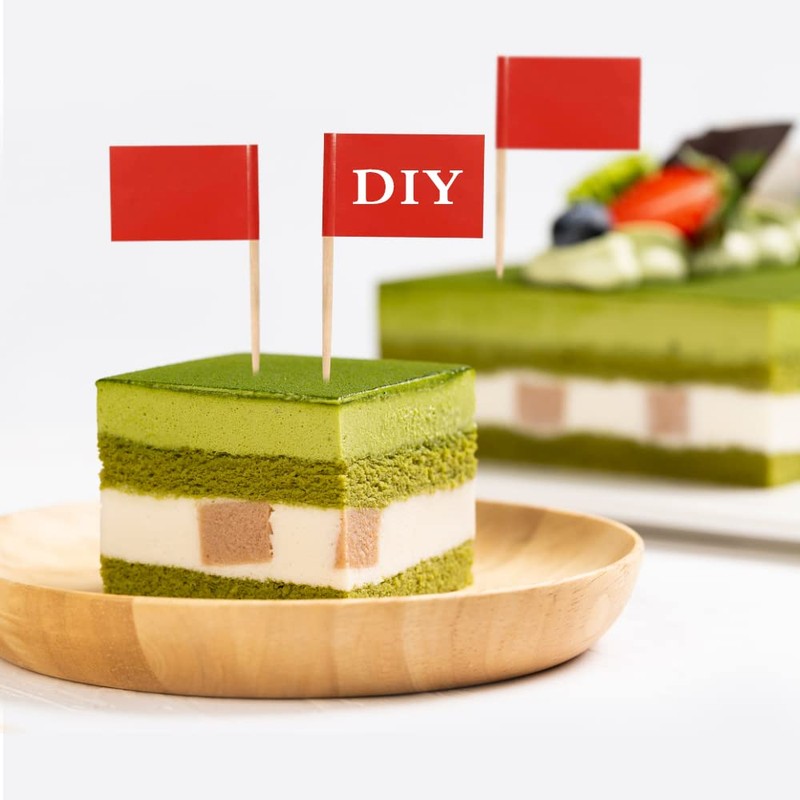 Mflagperft Blank Toothpick Flags Labeling Marking Flag Small Mini Stick