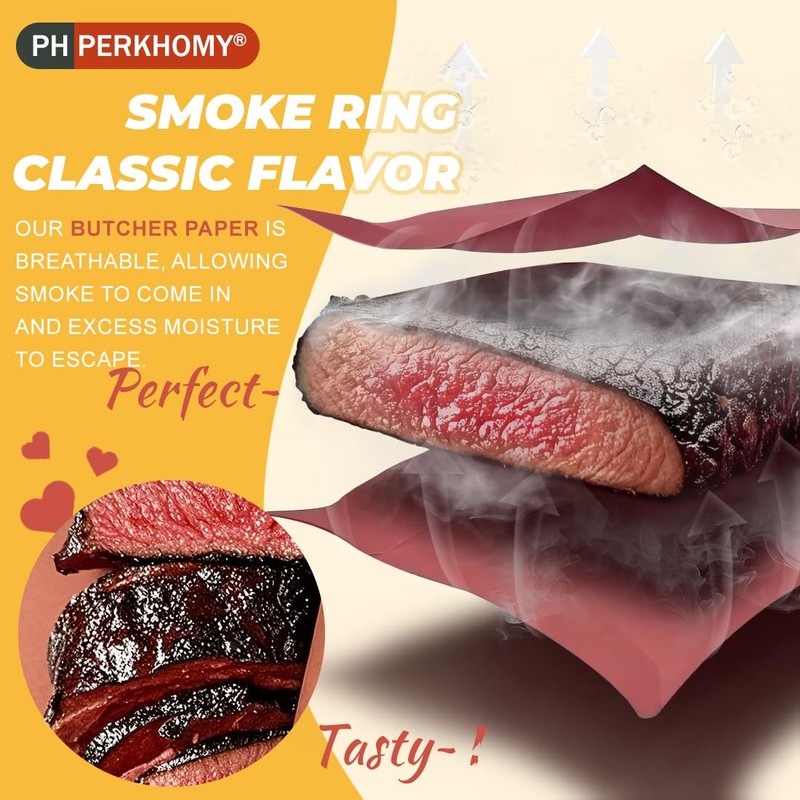 PH PERKHOMY Pink Butcher Paper Roll 18" x 1440" (120')