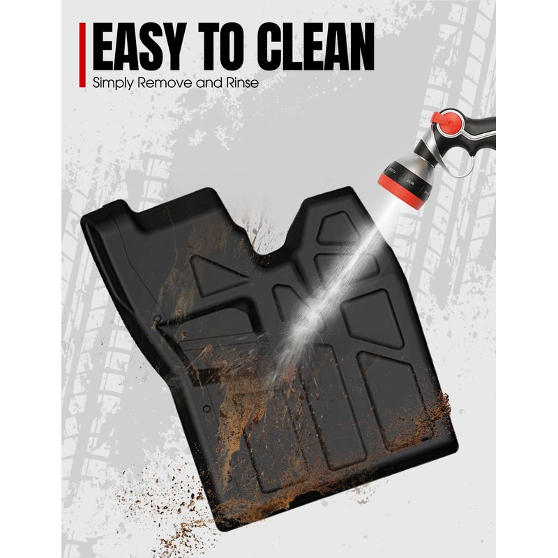 A & UTV PRO Front Floor Mats, All Weather Protection
