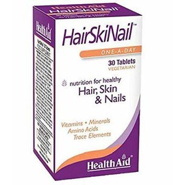 HEALTH AID HAIR SKIN NAIL, NUTRITION FOR HEALTHY HAIR, SKIN & NAILS 30TABLETS