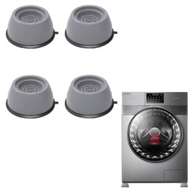 JXPXJMY Pack of 4 Universal Washing Machines, Anti-Vibration Feet, Robust and Durable Washing Machines, Anti Hub Feet for Tables, Beds, Washing Machines, Sofas and Refrigerators
