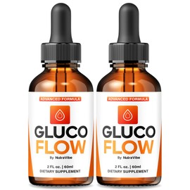 (2 Pack) Gluco Flow Drops – Premium Plant-Based Daily Liquid Formula for Balanced Health, Stable Energy Levels, and Circulation Support — Just a Few Natural Drops a Day to Stay on Track (60 Servings)