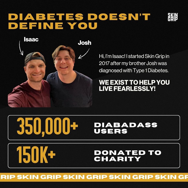 Skin Grip Freestyle Libre 3 Sensor Covers- Waterproof & Sweatproof