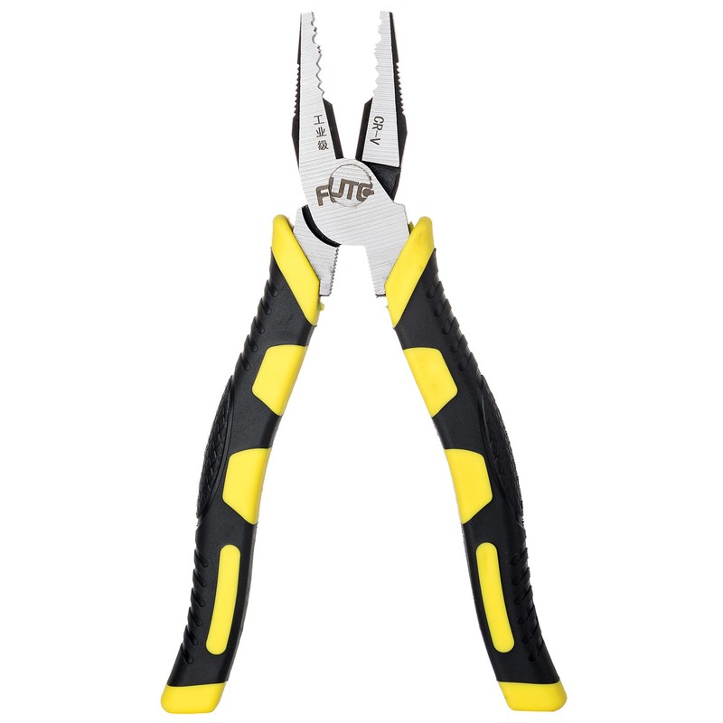 Power Combination Pliers 8 Inch Chrome Vanadium Steel Forged Cable