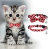 Campsis 2PCS Cat Collars with Bowtie Breakaway Cat Collar with