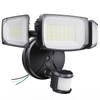Olafus 80W Motion Sensor Outdoor Lights, 8000lm Hardwired Motion Flood