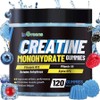 Creatine Monohydrate Gummies 6g Powerful Supplement for Men and Women Chewable Creatine for Energy Boost Increase Strength Muscle Building Gluten Free Sugar Free 120 Count, 1 Count, 120 / 크레아틴 모노하이드레이트 젤리 6g 남성 및 여성용 강력한 보충제 에너지 부스트를 위한 츄어블 크레아틴 근력 증가 근육 구축 글루텐 프리 무설탕 120개, 1개, 120