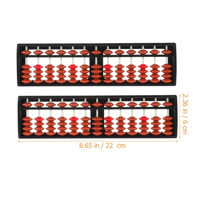 TOYANDONA 2 Piezas Ábaco De Plástico De Juguete Calculadora China