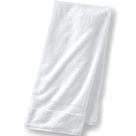 Lands' End Supima Towel White Bath- Bath Towel