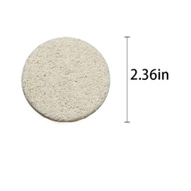 15 pcs/Set Natural Exfoliating Face Pad Loofah Sponge Facial Brush - Makeup Remover - Shower Scrubber - Remove Dead Skin - Body Bath for Men & Women - Renewable Resource - Pack of 15