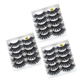 FOMIYES False Eyelashes 15 Pairs Natural Realistic Girl Beauty Lashes Cosmetics Eyelashes Volume