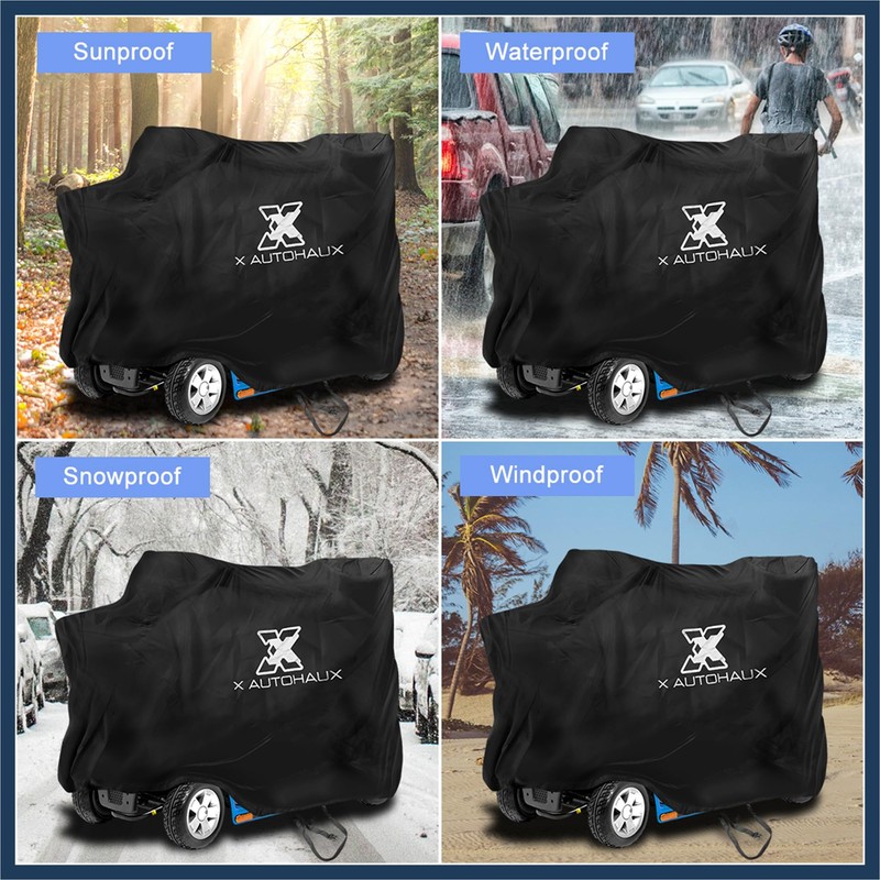 INFINAUTO 3 or 4 Wheel Mobility Scooter Cover Waterproof Sun