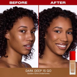 ONE/SIZE Turn Up The Base Full Beat Liquid Foundation - 1.0 fl oz - Color: DARK DEEP 15 GO