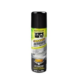 Wipe New Rust-Oleum 393327 Ceramic Detailer and Gloss Enhancer Turbo Spray System, 17 oz