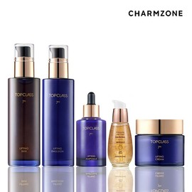 Charmzone Top Class 7th Generation Lifting Skin Emulsion Ampoule Cream Golden Seal Ampoule 5-Piece Set, 1 Set / 참존 탑클래스 7세대 리프팅 스킨 에멀전 앰플 크림 골든실 앰플 5종세트, 1세트
