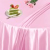 KKJIAF 1 Pack 108Inch Round Table Cloth, Light Pink Tablecloth