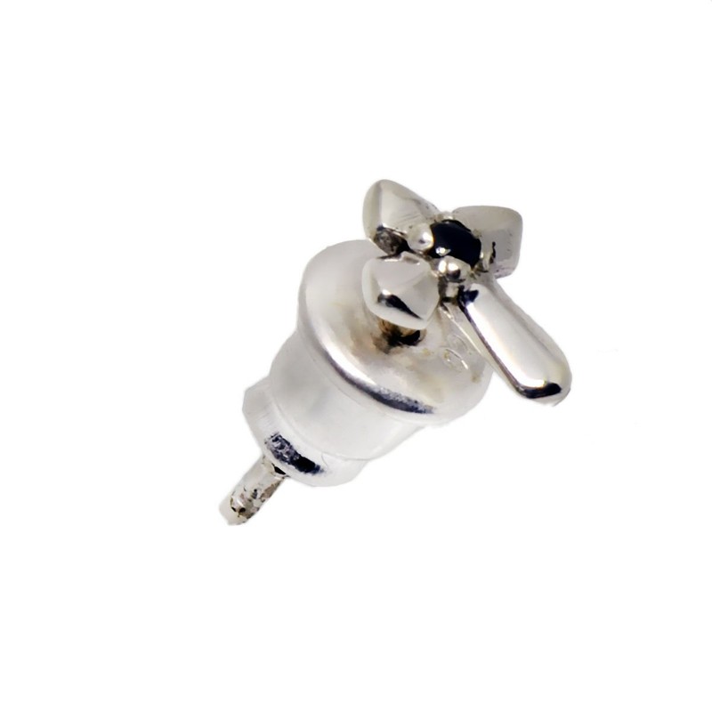 STERLING SILVER 925 AMTHTES-102 Single Ear Sterling Silver 925 Earrings,