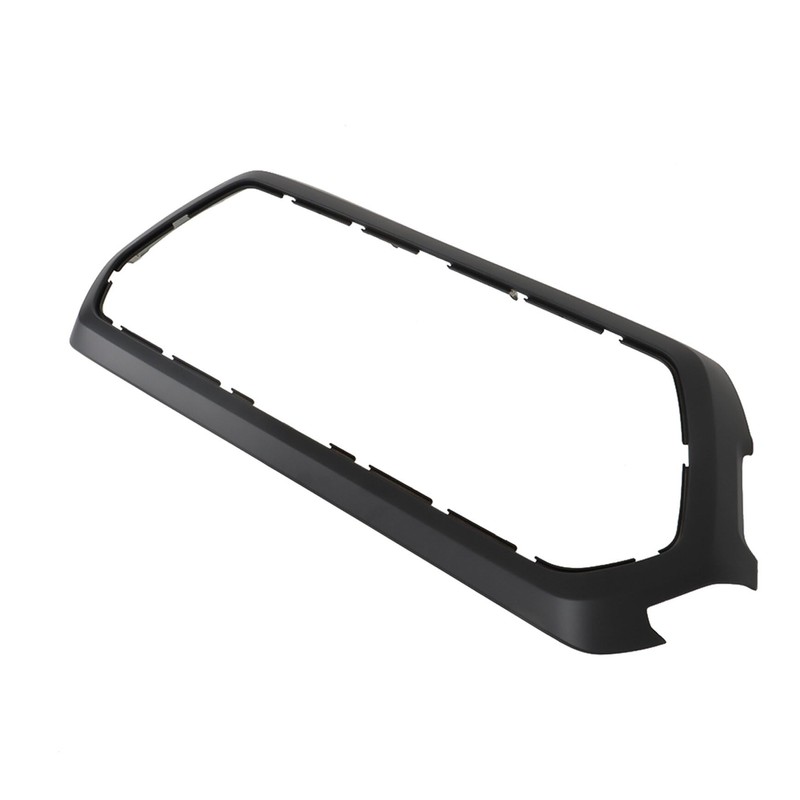 Silscvtt Front Upper Grille Outer Frame Surround Matte Black Replacement