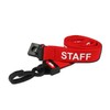CKB Ltd® 20x Red STAFF LANYARDS Breakaway Safety Lanyard Neck
