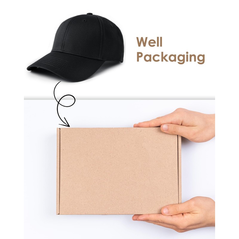 FURTALK Mens Baseball Cap Adjustable Washed Cotton Golf Dad Cap