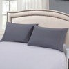 Pillowcases Set of 2 Gray Envelope Closure End Easy Fit