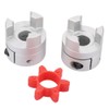 Flexible Spider Shaft Coupling OD40mm x L66mm CNC Stepper Motor